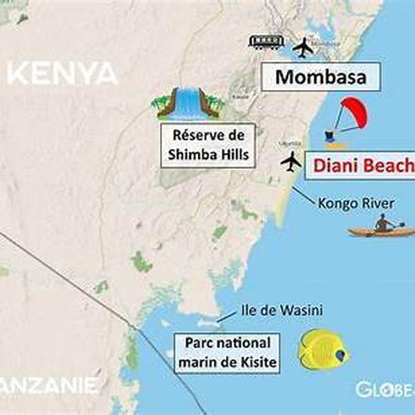 Kenya térképe