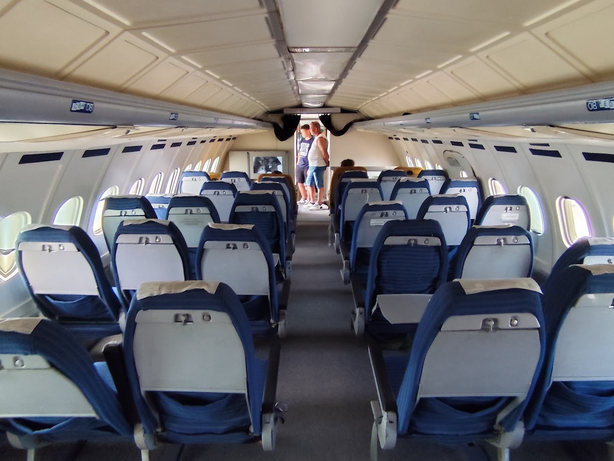 TU 154 belülről