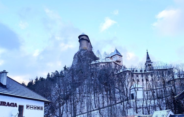 árva vára téli panoráma